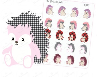 Cute Hedgehog planner sticker