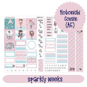 Hobonichi Cousin Planner Sticker Kit - Sparkly Weeks - KIT-230 COUSIN