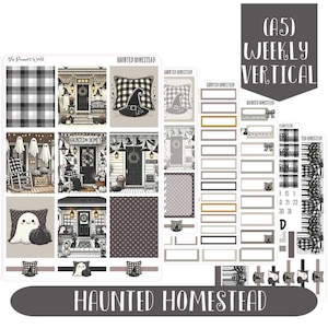 Halloween WEEKLY Planner Sticker Kit - Haunted Homestead - KIT-512 WEEKLY