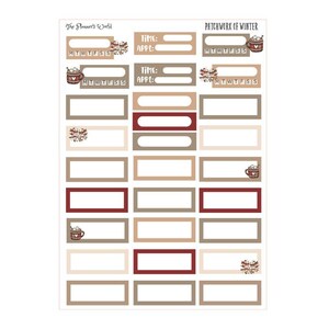 Planner Sticker Kit Vertical Weekly Stickers for Standard Vertical A5 ...