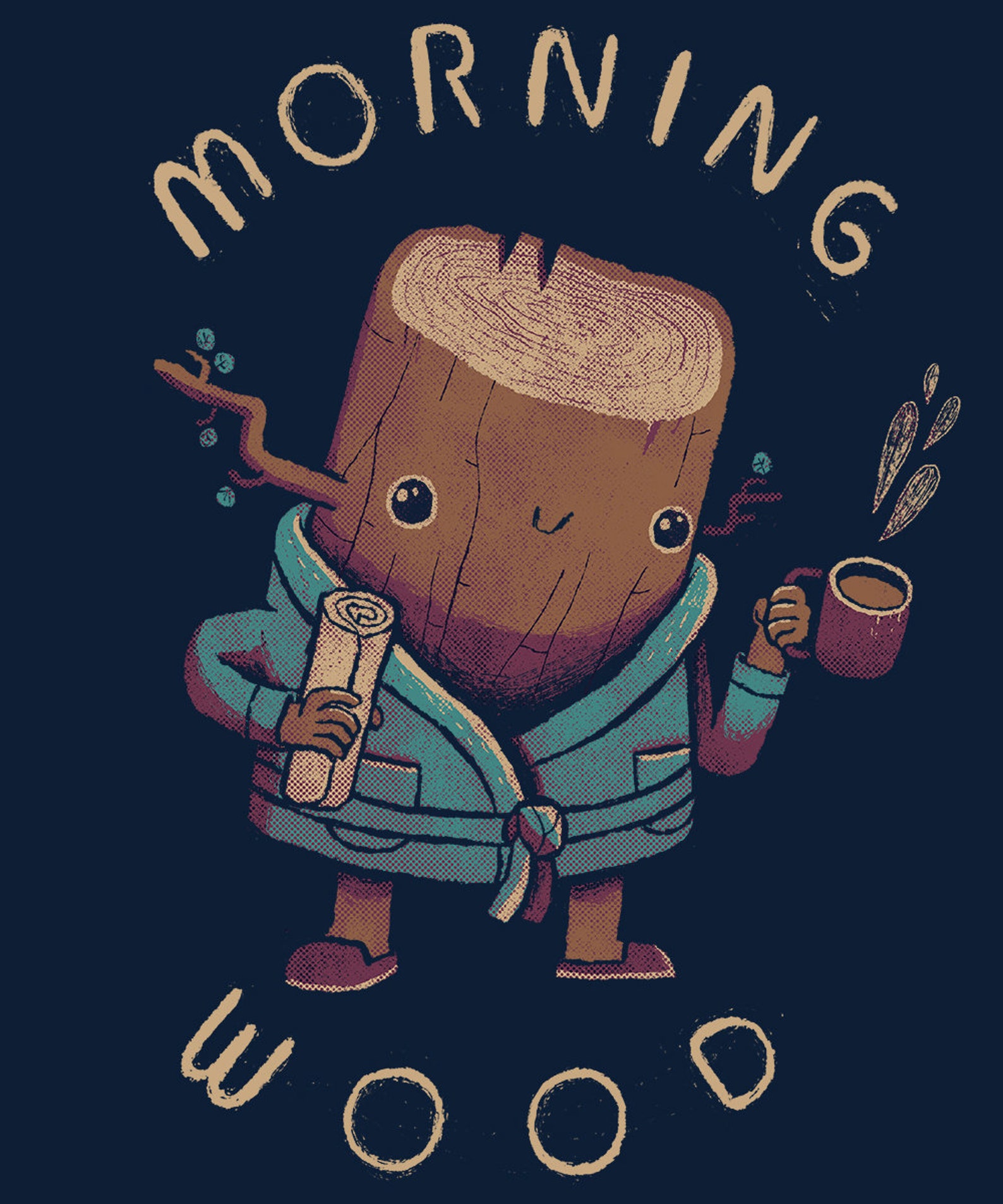 Funny morning wood Tshirt / pun shirt shirt / puns / funny / Etsy