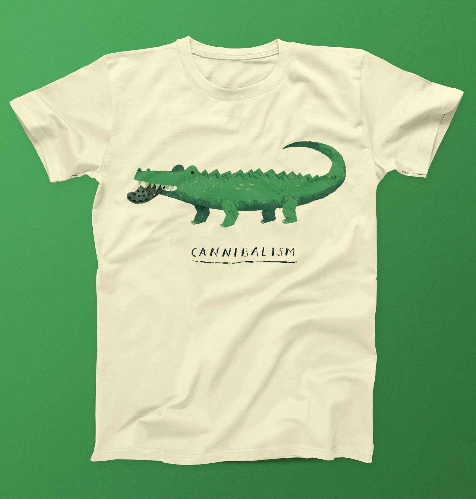 Croc cannibalism crocodile T-shirt/ funny croc shirt / cute | Etsy