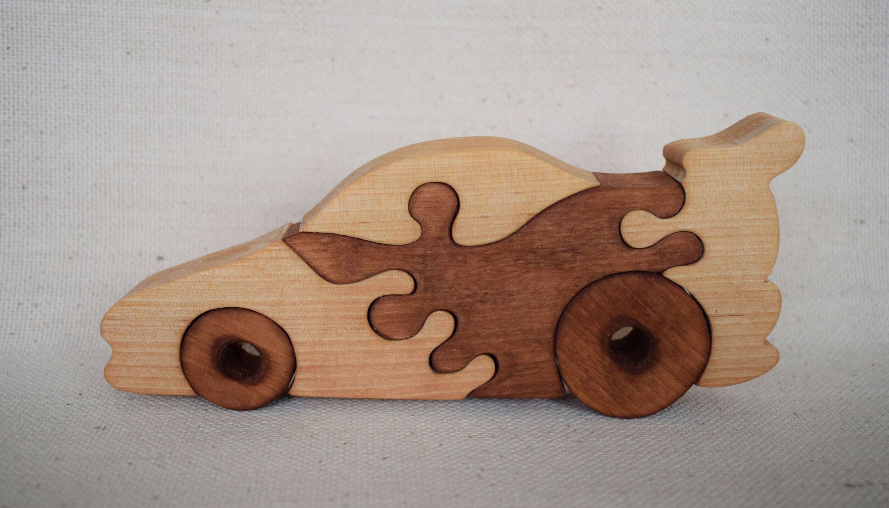 Wooden car. Wooden Puzzles. Wood Puzzle Animal. Puzzle Zoo. Etsy