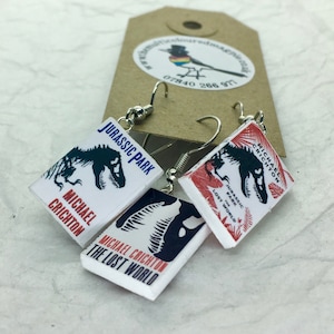 Miniature Book Earrings Collection  from &quot;The Earring Library&quot;