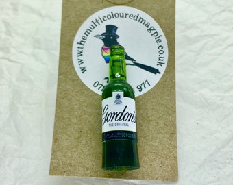 Miniature  Bottle Pin / Badge  from "The Bar"