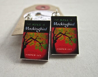 Miniature Book Earrings from "The Earring Library"