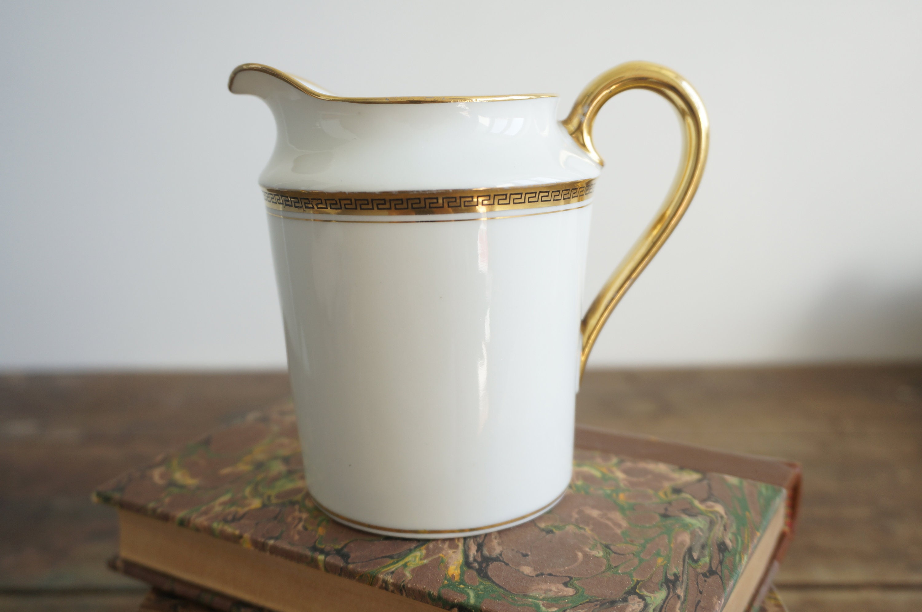 Pot à Lait en Porcelaine, Milk Jug, Porcelaine de Limoges, Pot Crème, Vintage