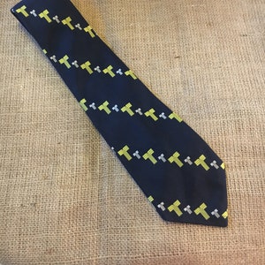 Vintage Transamerica Insurance Group Corporate Logo All Silk Necktie/Made By Givenchy Gentlemen Paris, France-Vintage Accessories/Cravat
