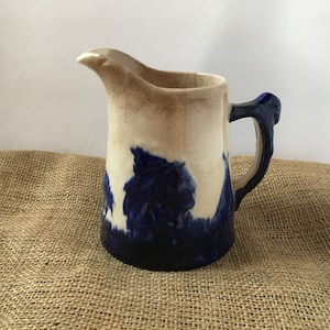 Vintage Western Stoneware Company (WSC) Old Sleepy Eye Native American Pitcher/ Monmouth, Illinois—Collectible Stoneware/Pottery Pitcher