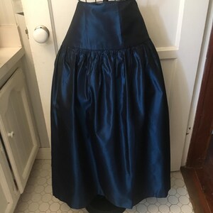 green emerald velvet dress Women's Adelynn Drop Waist Flared Taffeta Floor Length Dress XS/S/M/L/XL/XXL/Customize/White/MEAN Blvd White / S main image 0