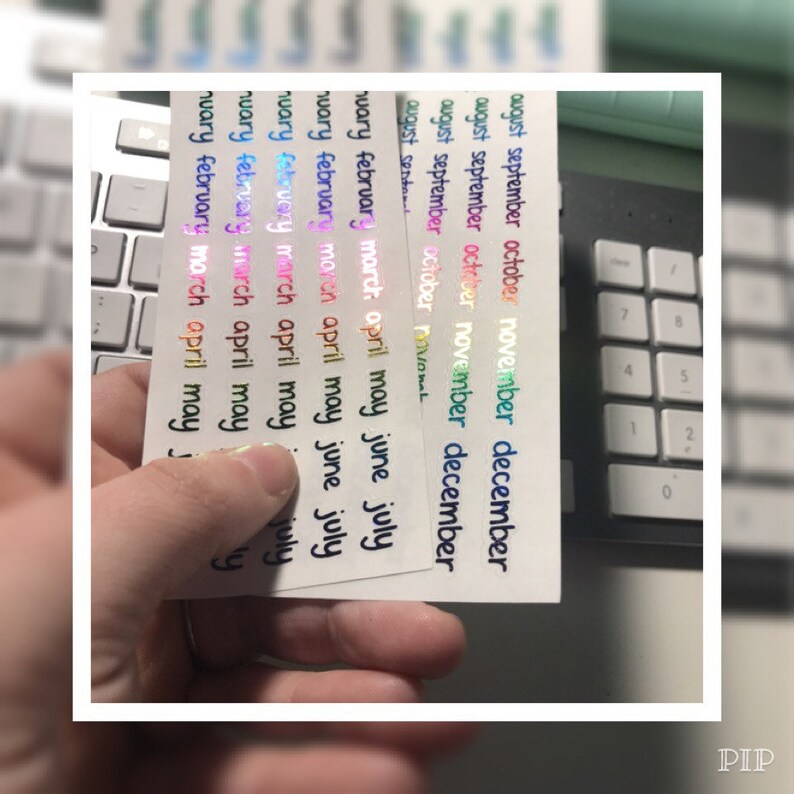 Hobonichi Weeks; Foil Months for Weekly Spreads