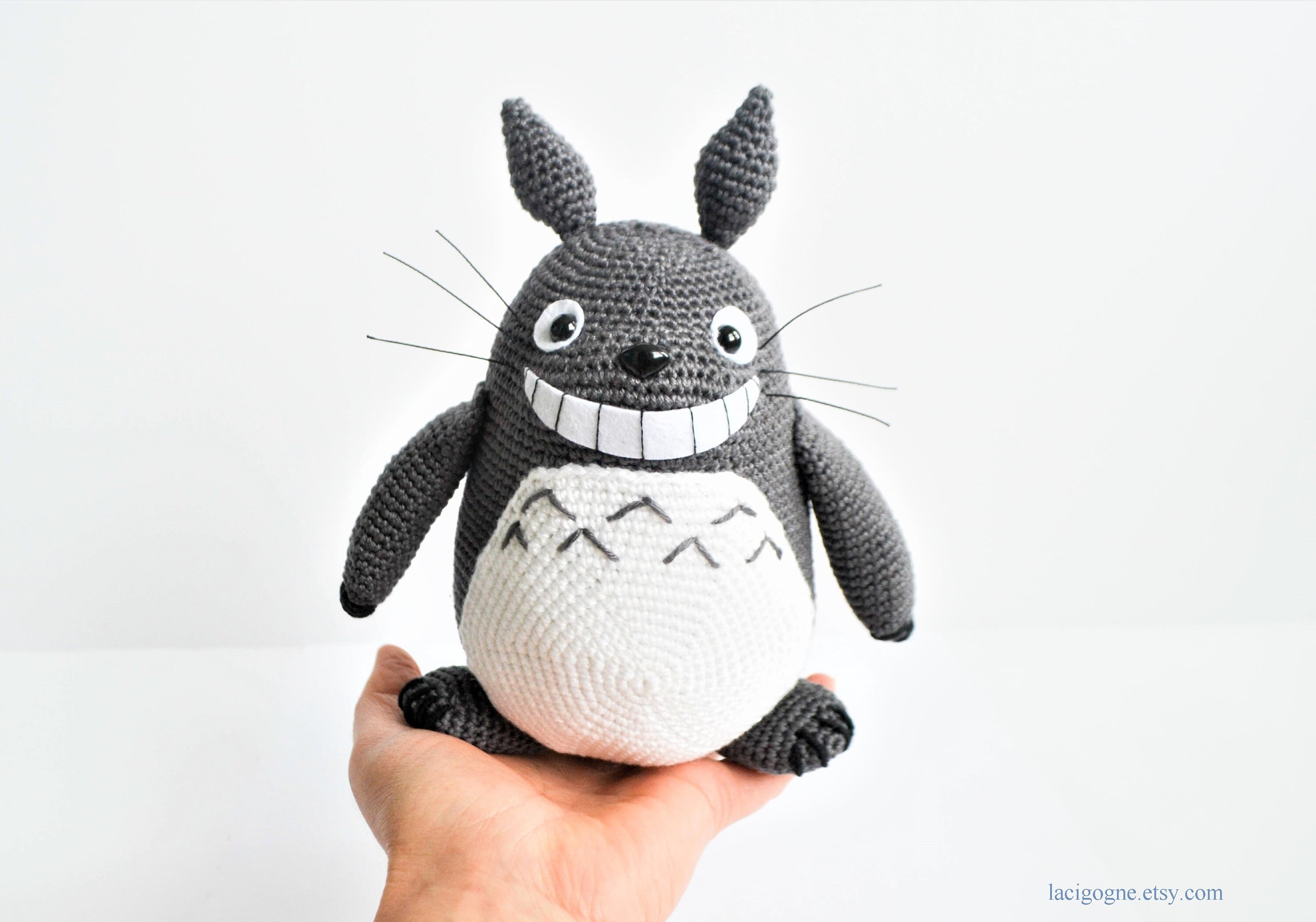 Pattern: Totoro Amigurumi Crochet Pattern Plush Toy Crochet | Etsy