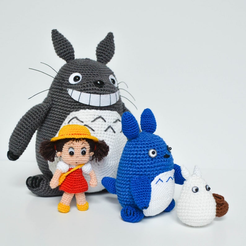 Тоторо амигуруми крючком схемы и описание