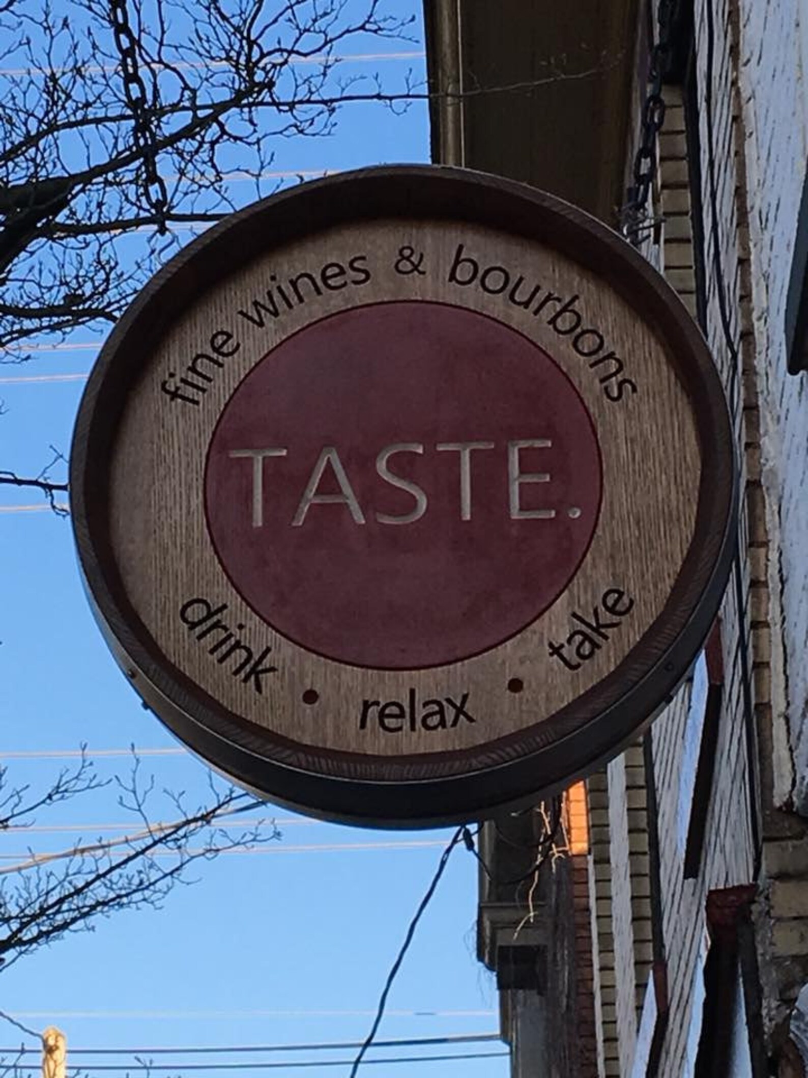 Double Sided Hanging Sign for Storefront Barrel Decor Etsy