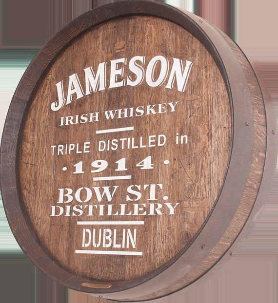 Jameson Whiskey Barrel Carving Mieux Que Grave Ou Grave Etsy