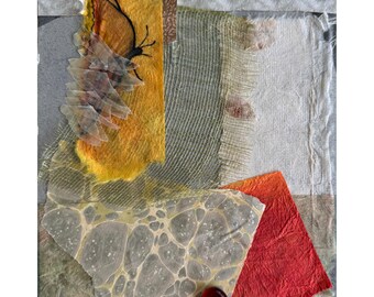 Cocoon | Original Acrylic and Mixed Media Painting of a Butterfly