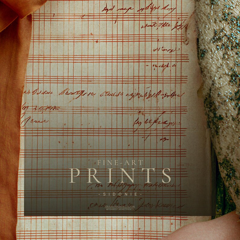 Detailed view of Sidonie’s aged ledger pages with handwritten markings, red grid lines, and copper ribbon.