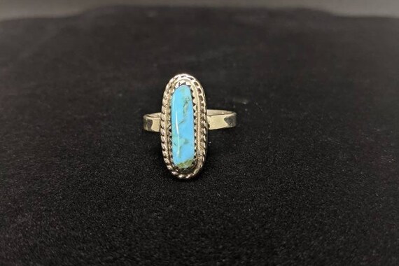 Turquoise Ring, Boho Turquoise Ring, Southwest Ri… - image 4