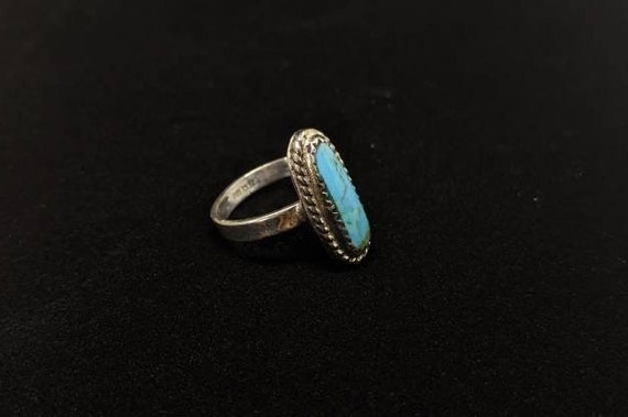 Turquoise Ring, Boho Turquoise Ring, Southwest Ri… - image 2