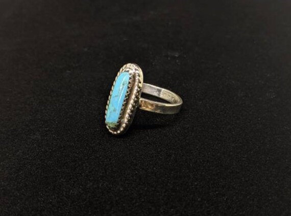 Turquoise Ring, Boho Turquoise Ring, Southwest Ri… - image 5