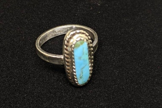 Turquoise Ring, Boho Turquoise Ring, Southwest Ri… - image 3