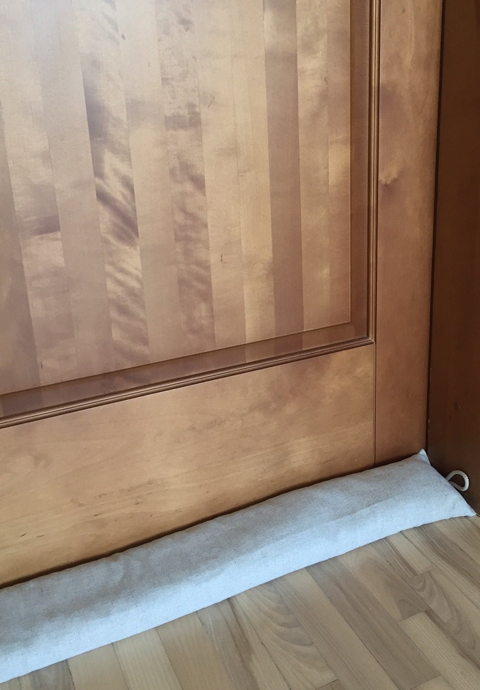 Minimalist Linen Draft Door Stopper With Buckwheat Hulls Etsy