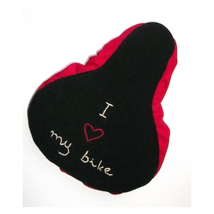 I love my bike seat cover, saddle cover bike bicycle love Sattelbezug