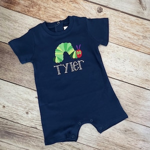 Boys and Girls Personalized Hungry Hungry Caterpillar Outfits