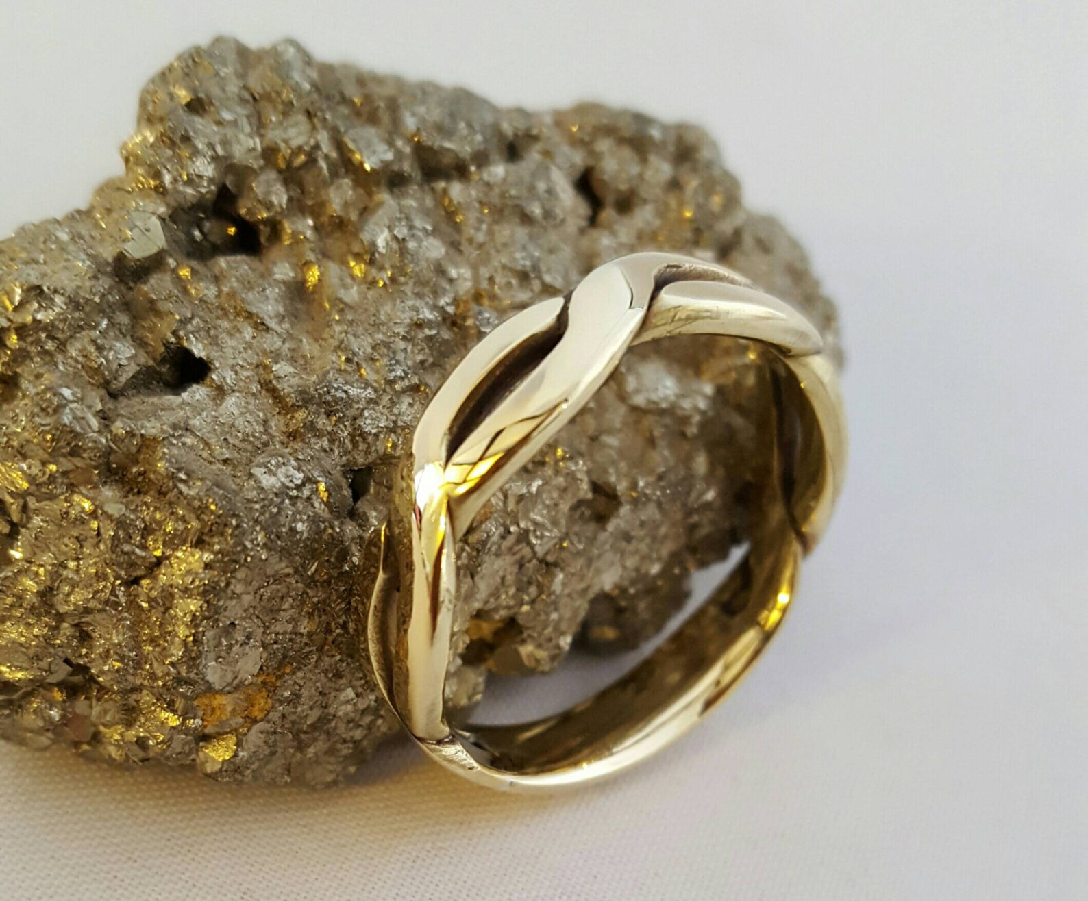 5mm Wide Celtic Twisted 9ct Gold Wedding Ring Etsy UK