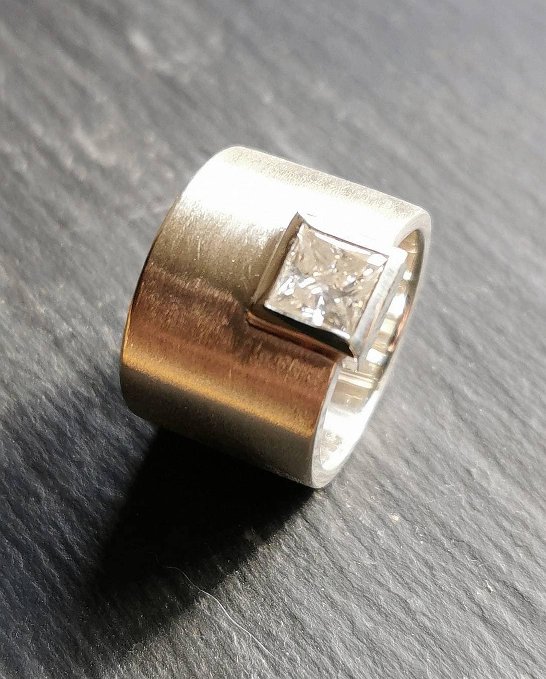 TTstyle 14mm Width Gold/Silver Stainless Steel Mother Pearl THICK - Foto 4