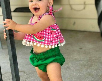 watermelon baby dress