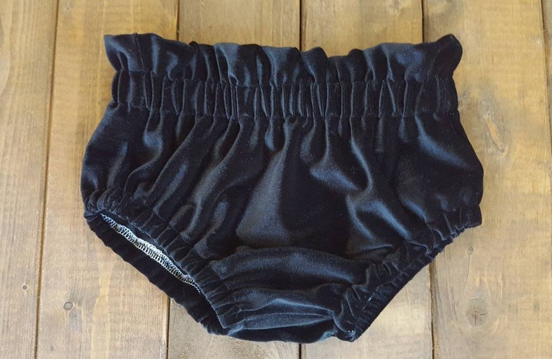 Black Bloomers Velvet Bloomers Velour Bloomers Black Baby Etsy