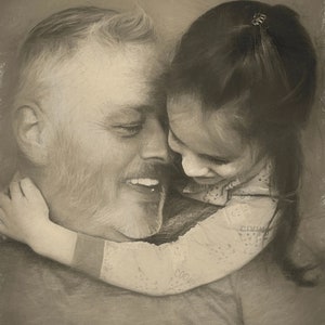Custom Portrait Pencil Sketch from Photo