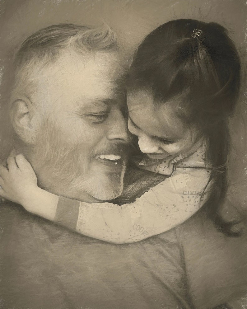 Custom Portrait Pencil Sketch from Photo image 1