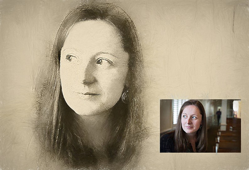 Custom Portrait Pencil Sketch from Photo image 3