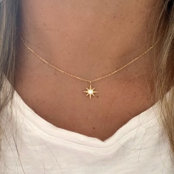 925 Sterling Silver Sun Necklace, Sun Necklace Silver, Sunshine, Sun Necklace Charm, Sun Necklaces for Women, Sun Necklace Pendant, Dainty