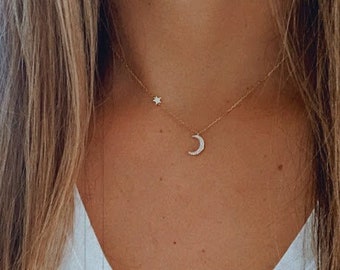 Moon Necklace Gamma Phi Beta - Etsy