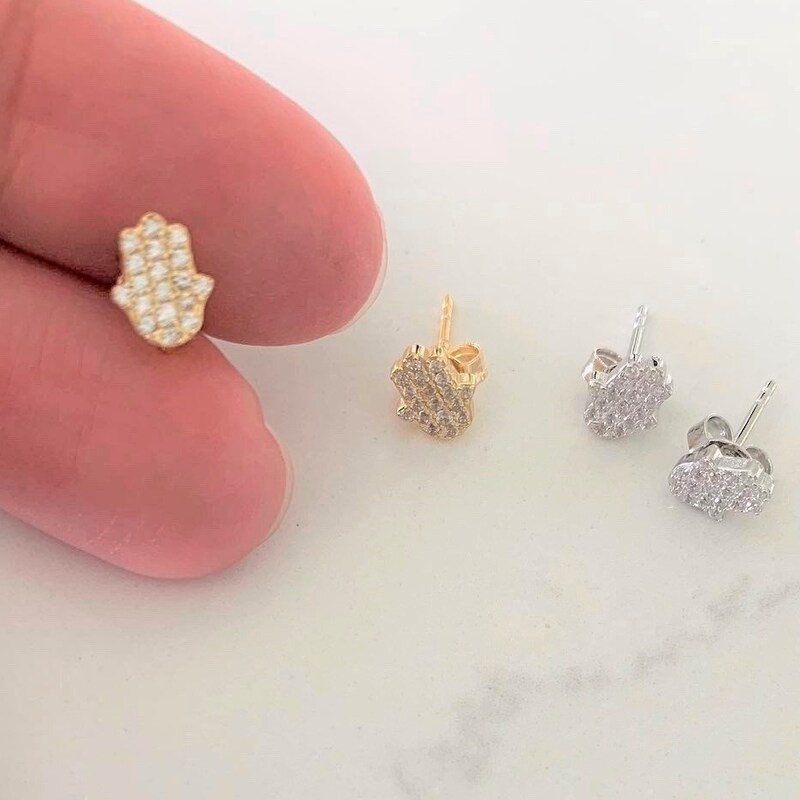 Hamsa Hoops Earrings