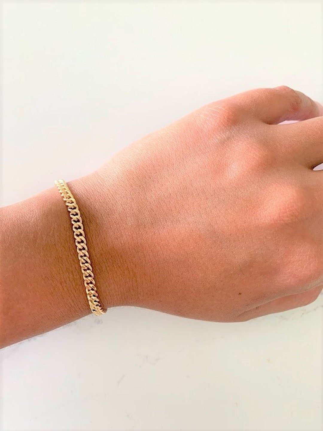 thumbnail image 2 of 12mm Gold Filled Cuban Curb Bracelet – High Quality, Luxury Style, 36g Weight 2 of 6