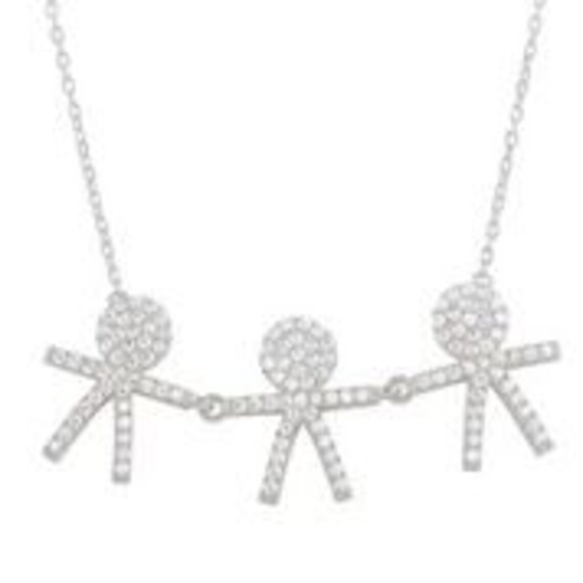 Mothers Necklace Two Boys and a Girl Necklace Two Girls and Etsy