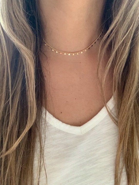 Collana Locket a cuore portafoto con lettera incisa e birthstone