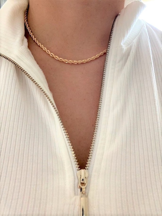 Rope sale choker chain