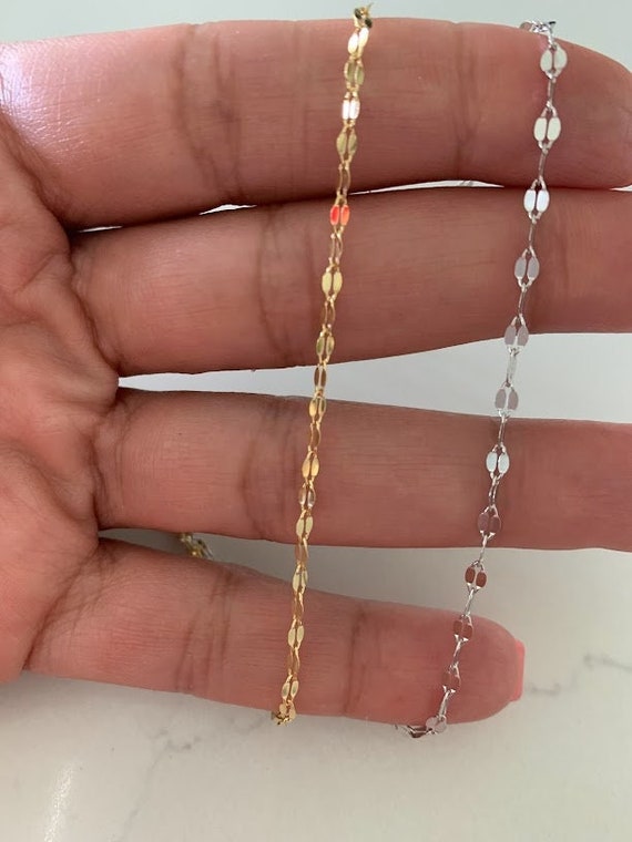【14K】ドーターズジュエリー Sparkle chain necklace 14K] Sparkle chain necklace ドーターズジュエリー