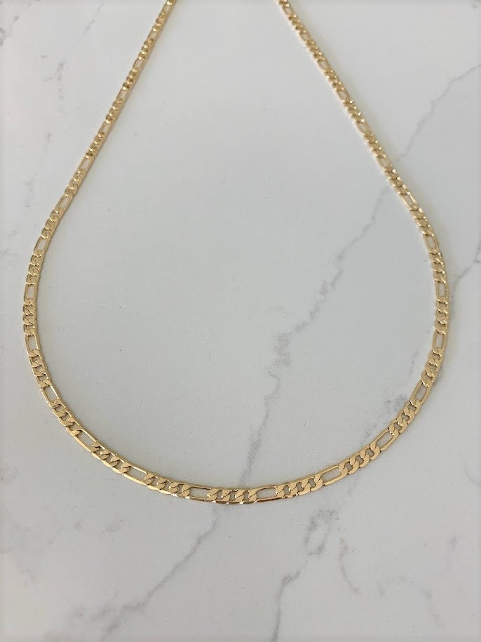 Gioiello Argento 925 Uomo/donna Collana A Cordolo (Curb Chain) In Argento Sterling 925 Placcato Oro Giallo 9K | Lunghezze 16-30 Pollici Collana Argento Sterling - Foto 12