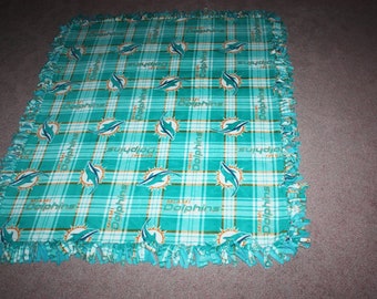 Miami Dolphins Blanket Etsy