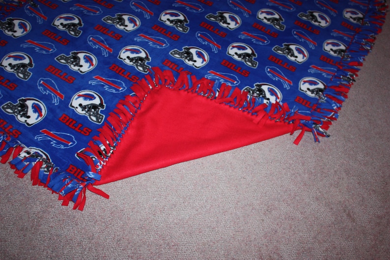 NFL Buffalo Bills DoubleThick Fleece Bedspread/Blanket/Throw Etsy