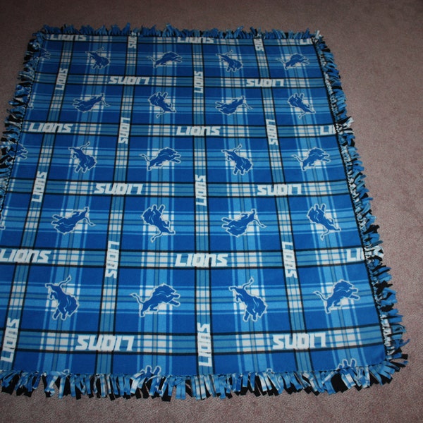 Detroit Lions NFL Team Classic Logo Blanket 60x70