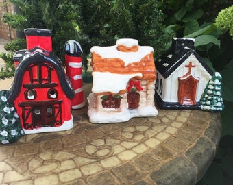Christmas village set | Etsy