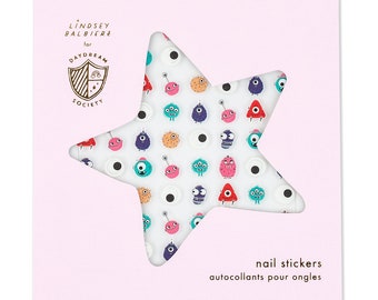 Little Monsters Nail Stickers - 1 Pk., 100 Stickers