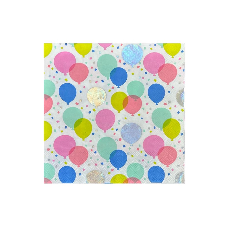 Jollity & Co Birthday Balloon Napkins - Thumbnail 4